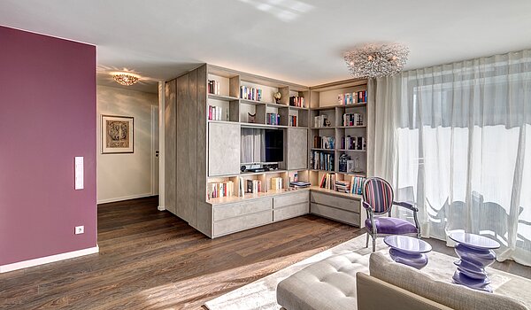 Квартира в многоэтажно доме с 3 комнатами | München-Schwabing | 1511ML1 | Wohnzimmer