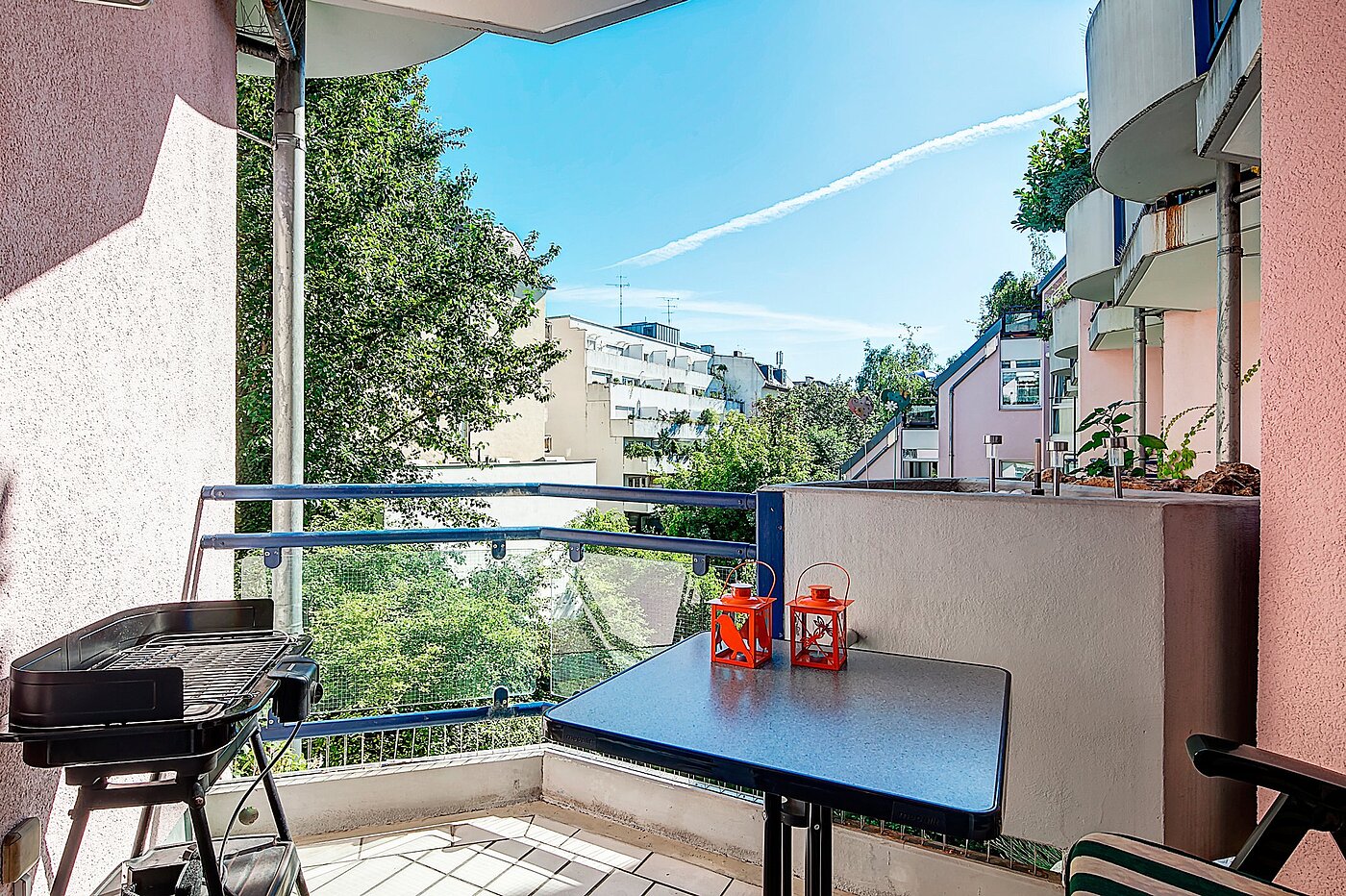 Квартира в многоэтажно доме с 2 комнатами | München-Nymphenburg | 1809ML2 | Zugang zum Westbalkon