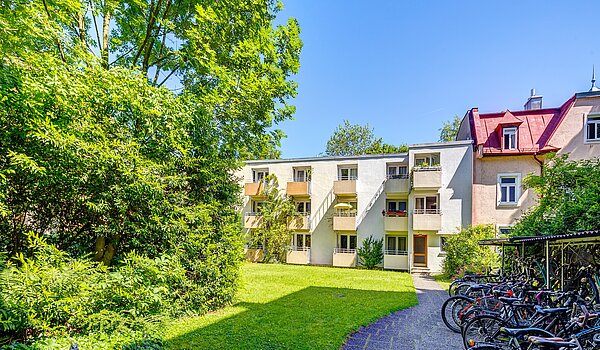 Квартира в многоэтажно доме с 1 комнатная | München-Schwabing | 2210ML3 | ...im grünen Innenhof