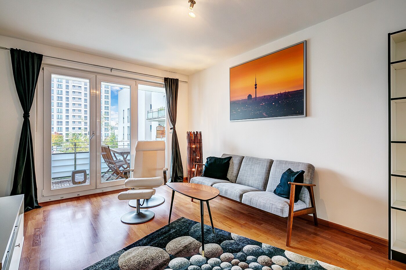 Квартира в многоэтажно доме с 2.5 комнатами | 70020 | Wohnzimmer
