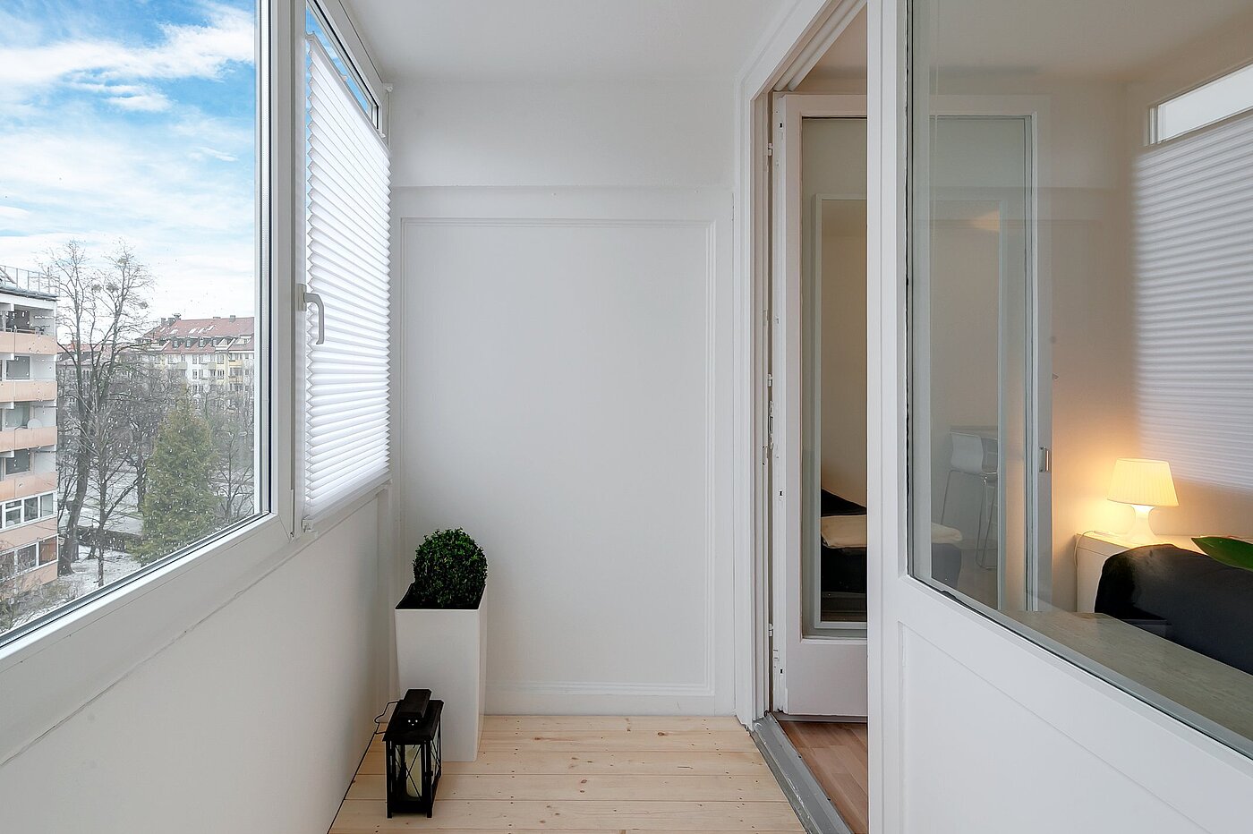 Квартира в многоэтажно доме с 1 комнатная | München-Nymphenburg | 2102ML7 | ...und verglastem Balkon