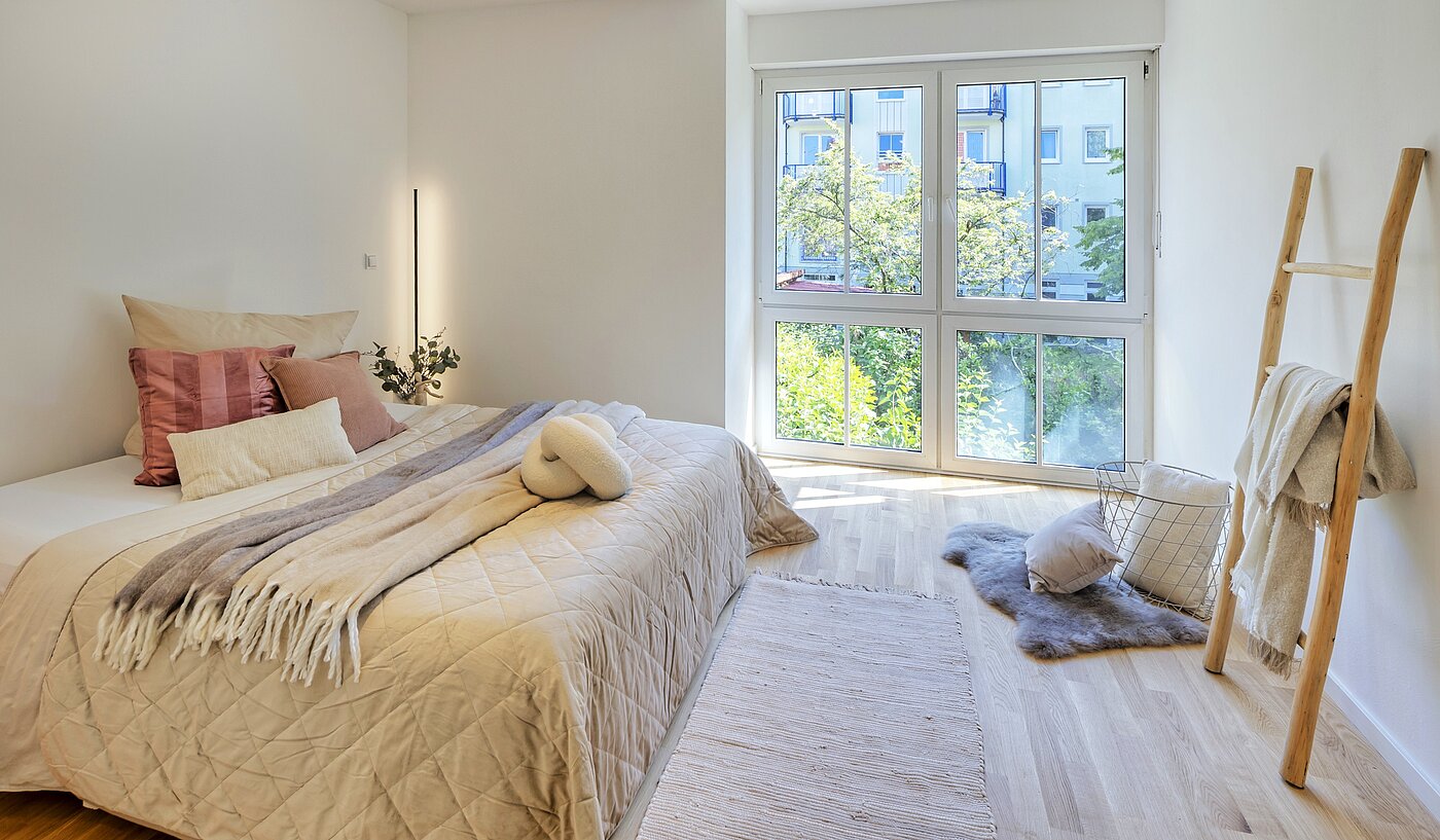 Квартира в многоэтажно доме с 2 комнатами | München-Laim | 70226 | ...Schlafzimmer