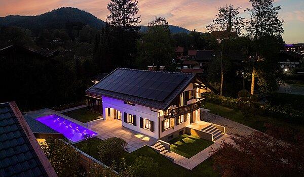 Особое свойство с 15 комнатами | Bad Wiessee | 701591 | Luftaufnahme vom Landhaus