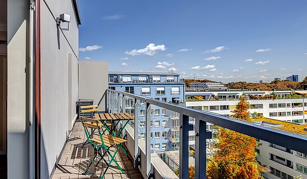 Apartment с 1 комнатная | München-Schwabing | 70376 | Großer Balkon