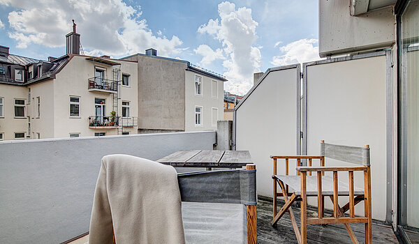 Apartment с 1 комнатная | München-Maxvorstadt | 70448 | Terrasse