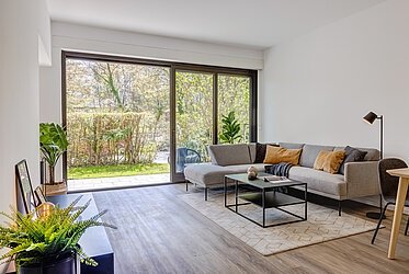 Obermenzing: 2,5-комнатная квартира на канале Nymphenburg