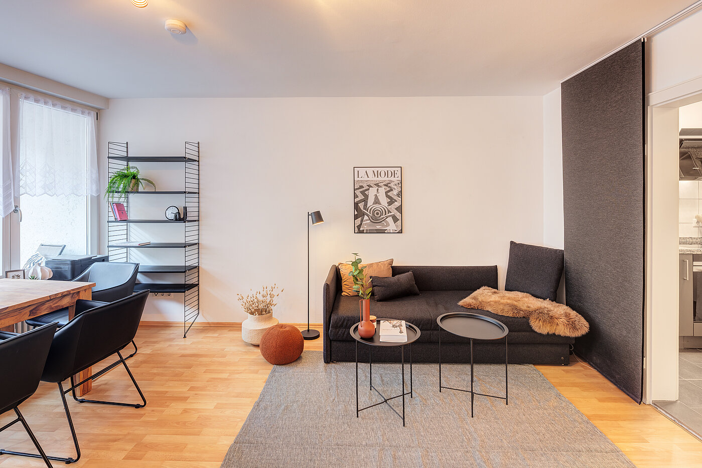 Apartment с 1 комнатная | München-Schwabing | 70211 | Wohn-/Schlafbereich