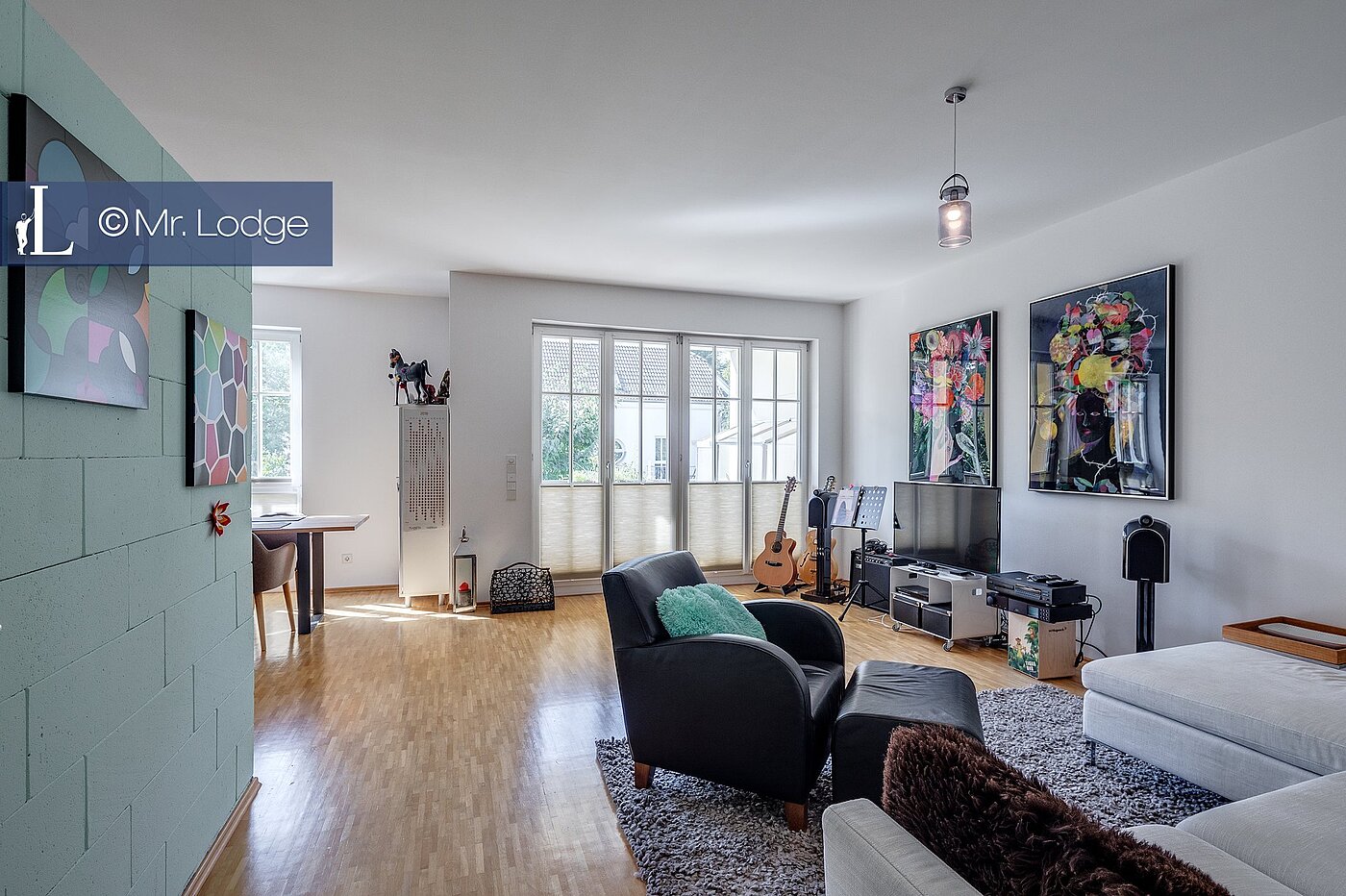 Квартира в многоэтажно доме с 3 комнатами | München-Solln | 1809D8 | Helles Wohnzimmer