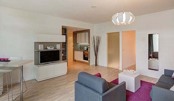 Apartment с 1.5 комнатами | München-Bogenhausen | 702971 | Offener Grundriss