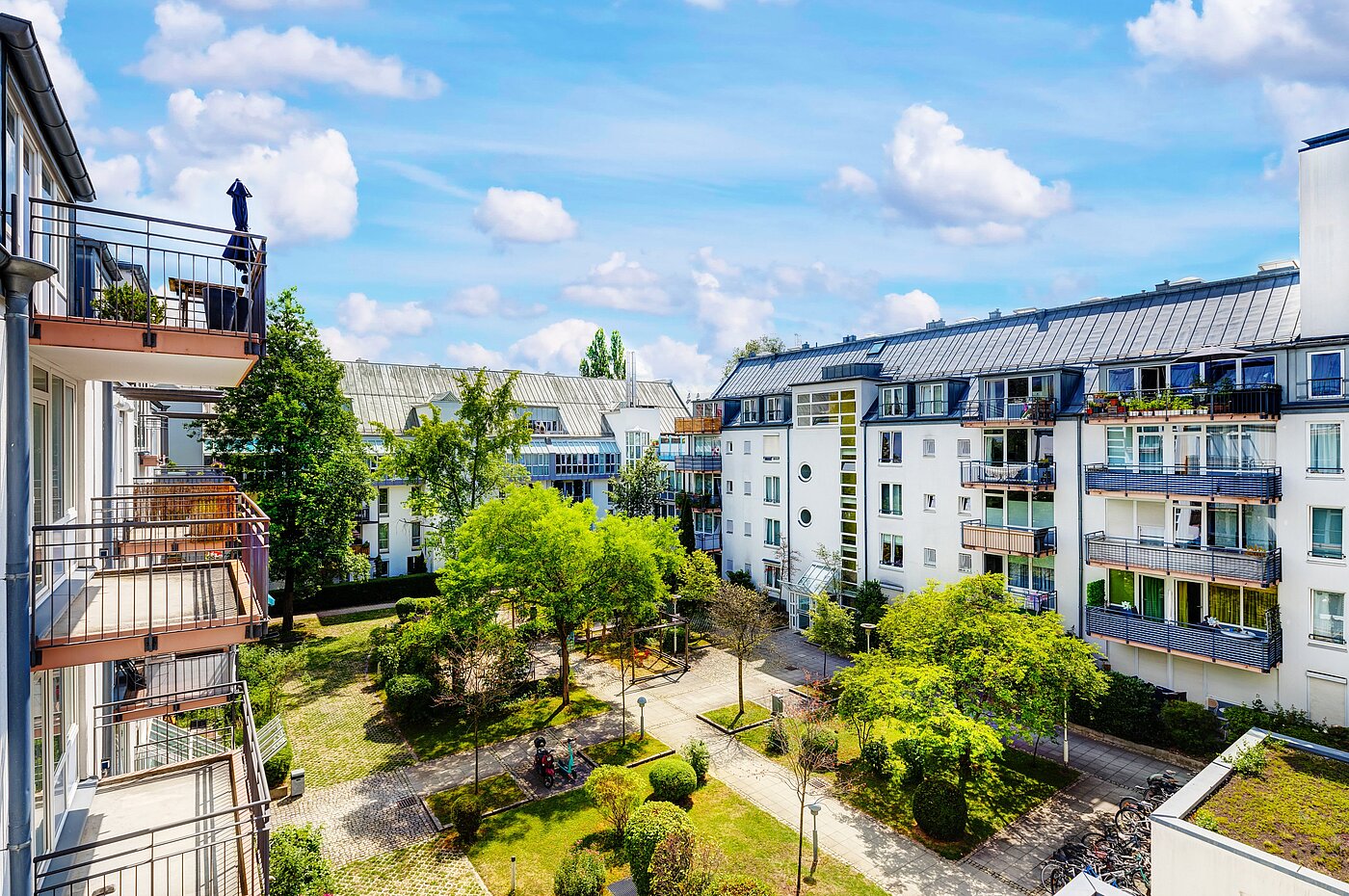 Квартира в многоэтажно доме с 2 комнатами | München-Obersendling | 70039 | Mit Ausblick ins Karree