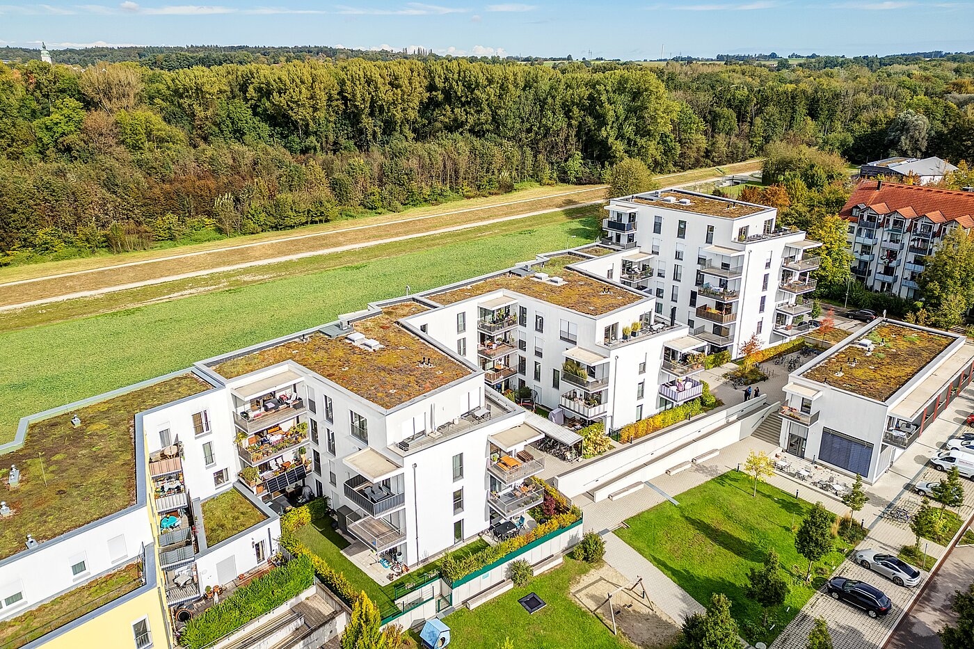 Квартира в многоэтажно доме с 2 комнатами | Freising | 70156 | Vogelperspektive