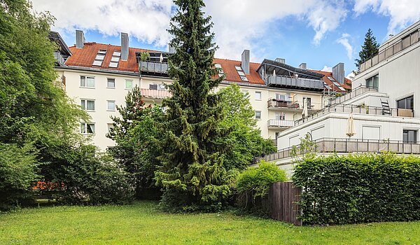 Квартира в многоэтажно доме с 1 комнатная | München-Schwabing | 70454 | Gartenseite