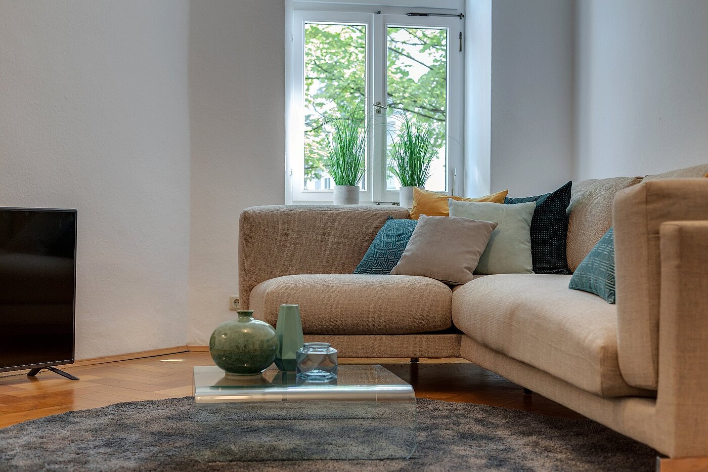 Квартира в многоэтажно доме с 3.5 комнатами | München-Haidhausen | 1803ML1 | Gemütliches Wohnzimmer