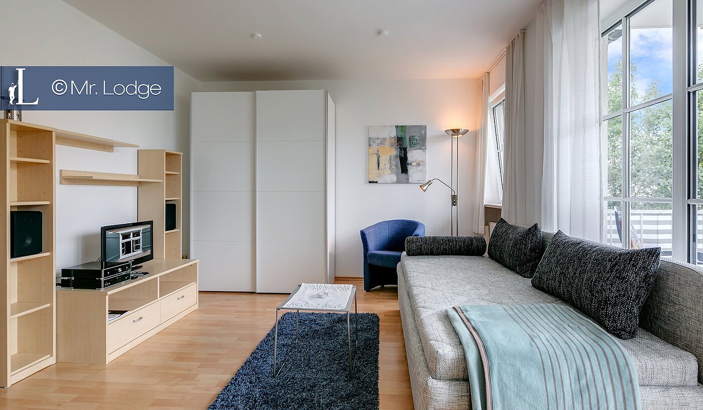 Квартира в многоэтажно доме с 1 комнатная | München-Untermenzing | 1802ML1 | Großer Wohn- Schlafbereich