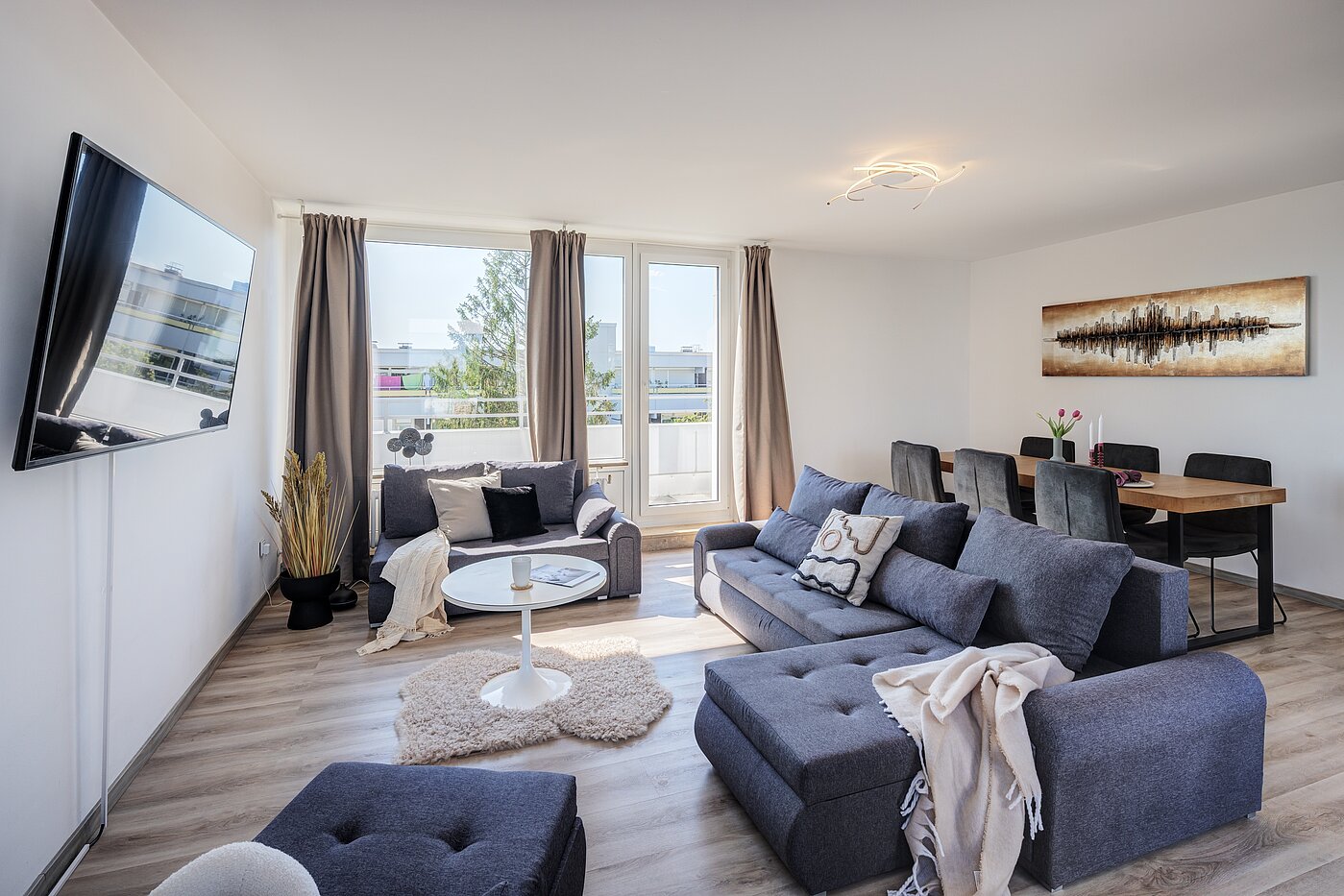 Terrassenwohnung с 3.5 комнатами | München-Berg am Laim | 123456 | Wohnbereich