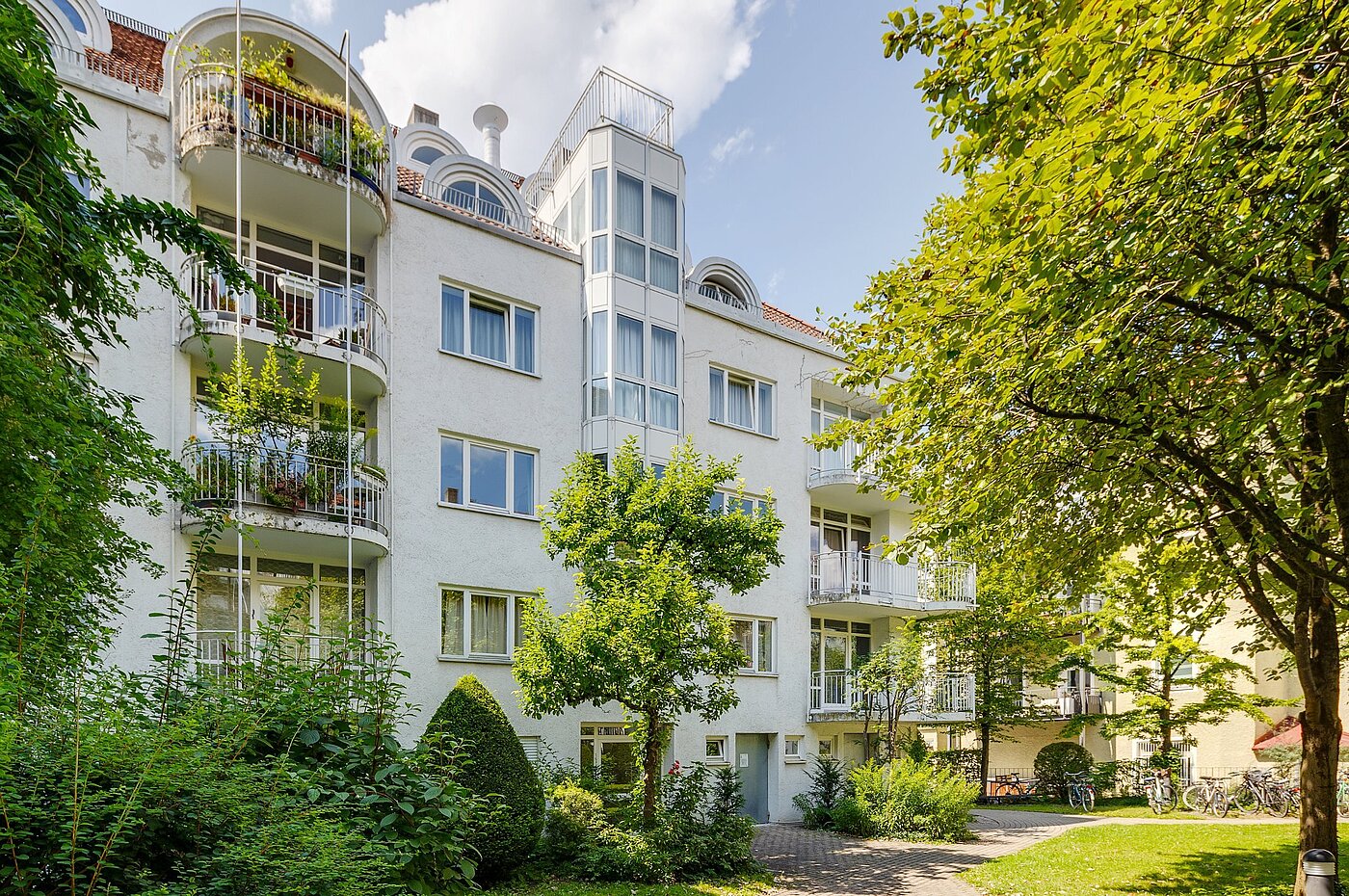 Квартира в многоэтажно доме с 1.5 комнатами | München-Lehel | 2107ML9 | Gartenseite