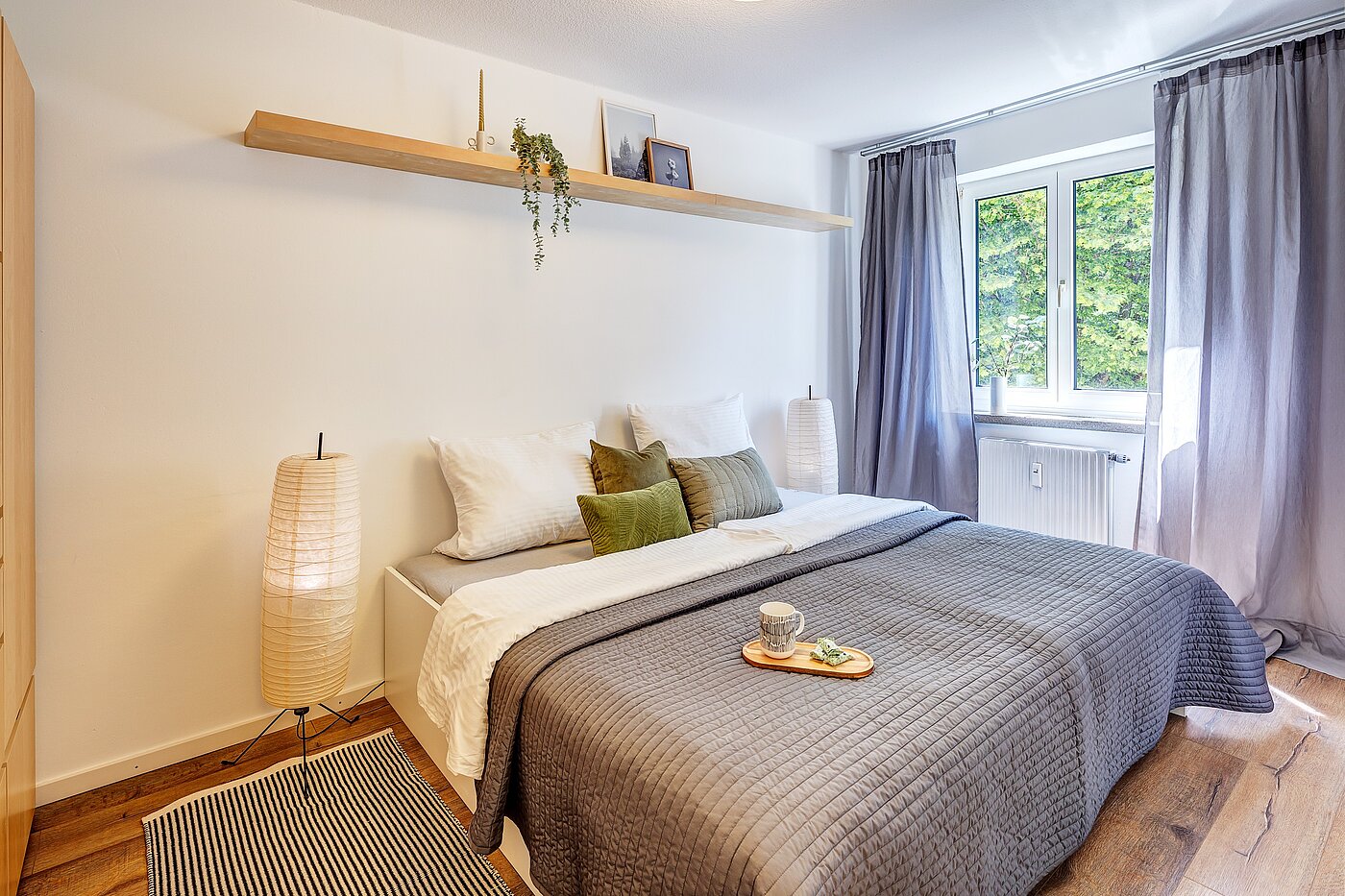 Квартира в многоэтажно доме с 2.5 комнатами | München-Berg am Laim | 70030 | Schlafzimmer mit...