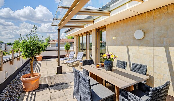 Penthouse с 3.5 комнатами | München-Oberföhring | 70237 | ...zum genießen...