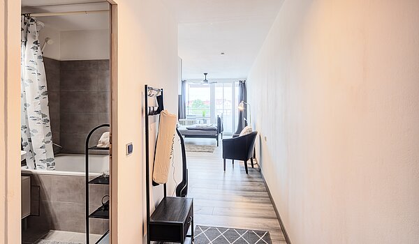 Квартира в многоэтажно доме с 1 комнатная | München-Haidhausen | 70482 | Zugang Badezimmer
