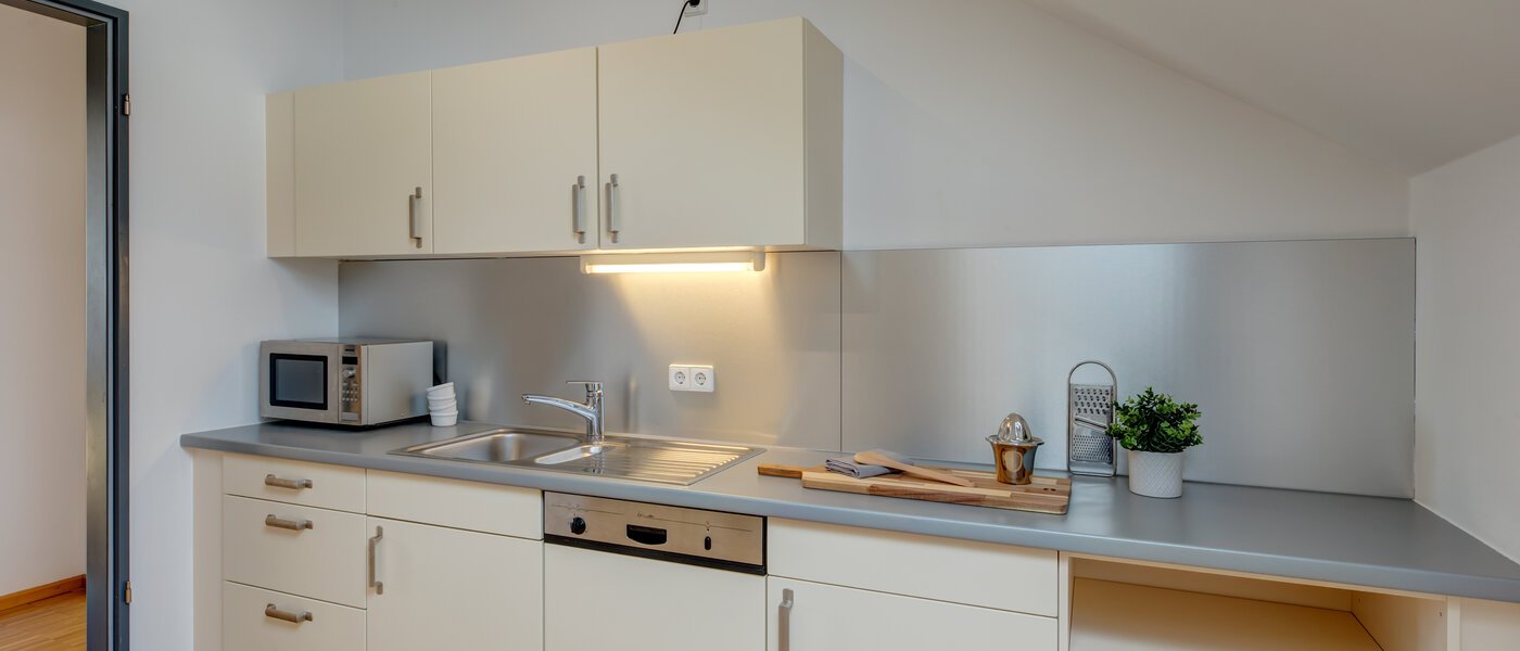 мансардная квартира München Maxvorstadt - Museumsviertel 03 кухня 1