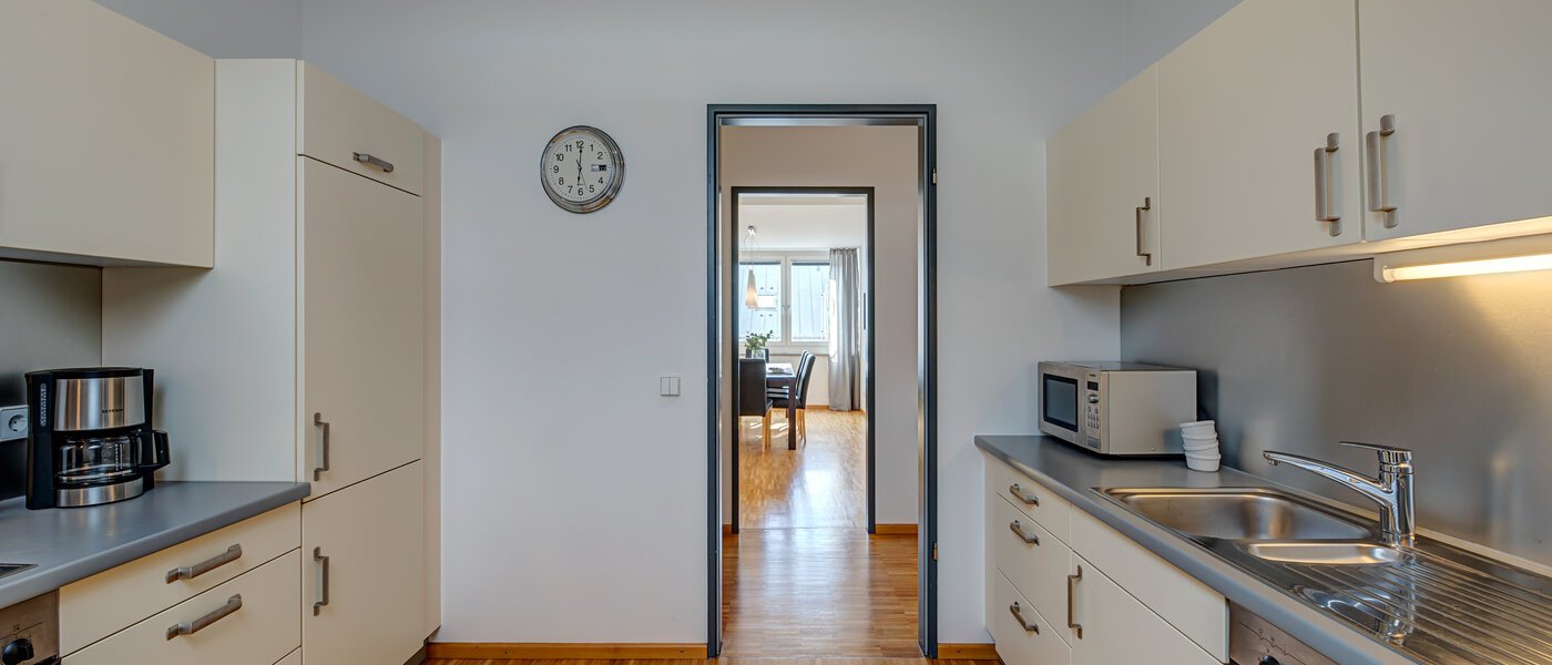 мансардная квартира München Maxvorstadt - Museumsviertel 04 кухня 1