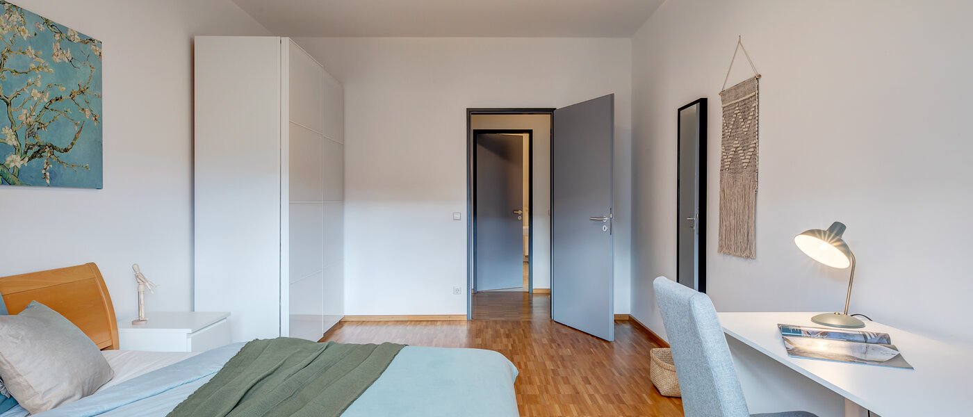 мансардная квартира München Maxvorstadt - Museumsviertel 04 1-я спальная комната 1