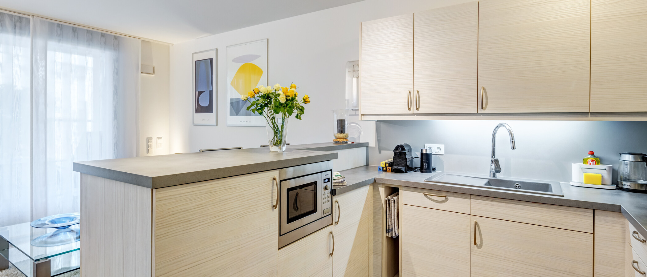 квартира München Lehel 02 кухня 10017