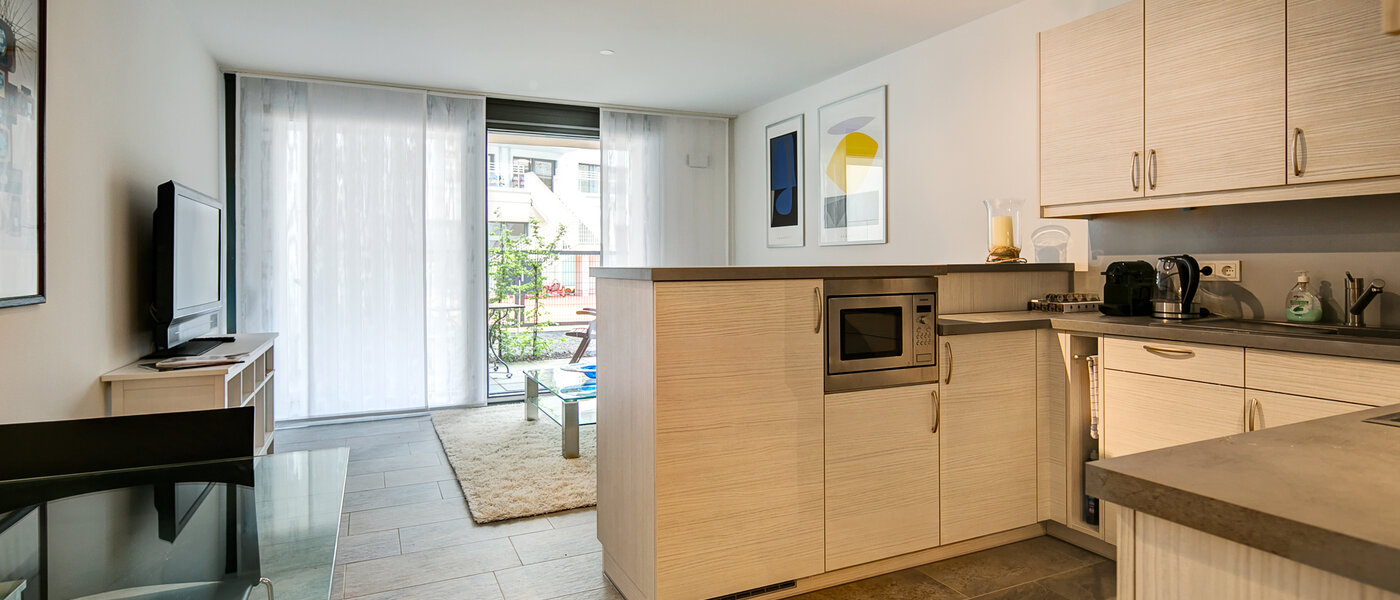 квартира München Lehel 04 кухня 10017