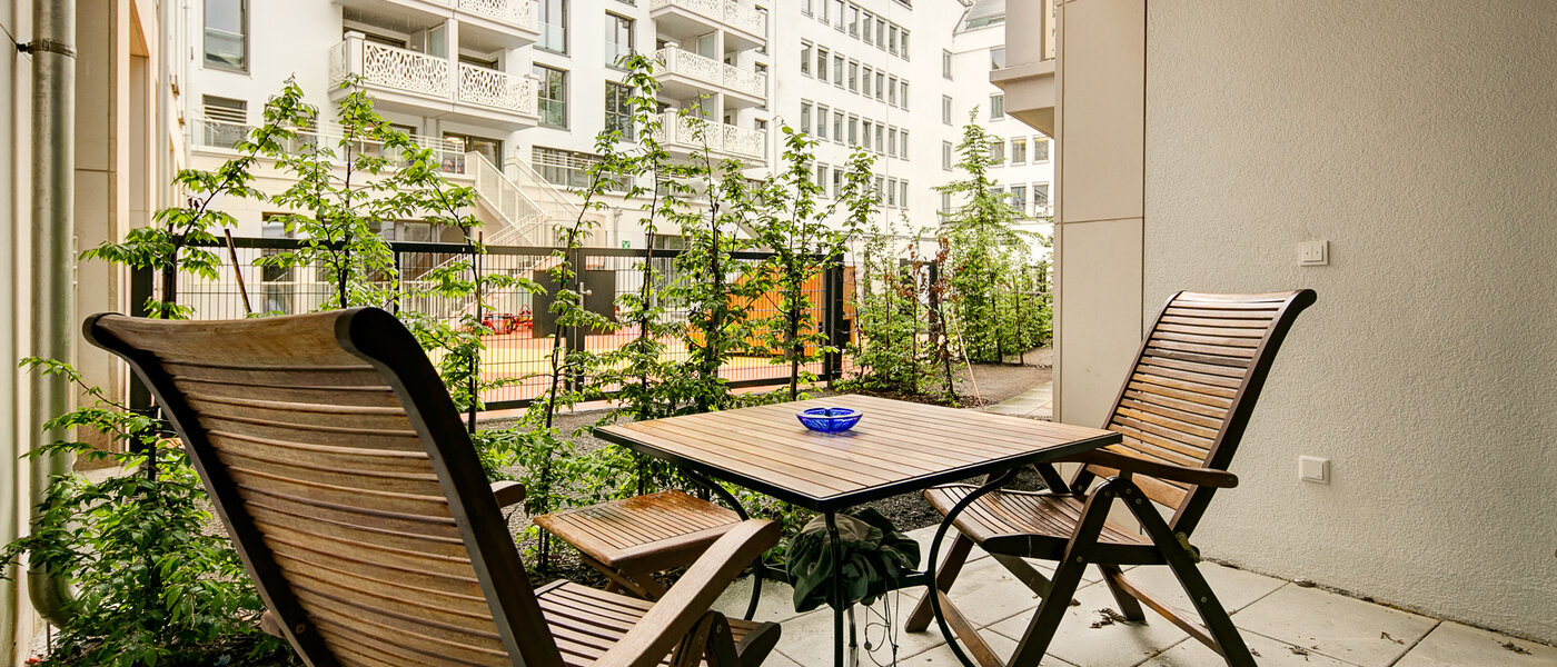 квартира München Lehel 01 терраса 10017