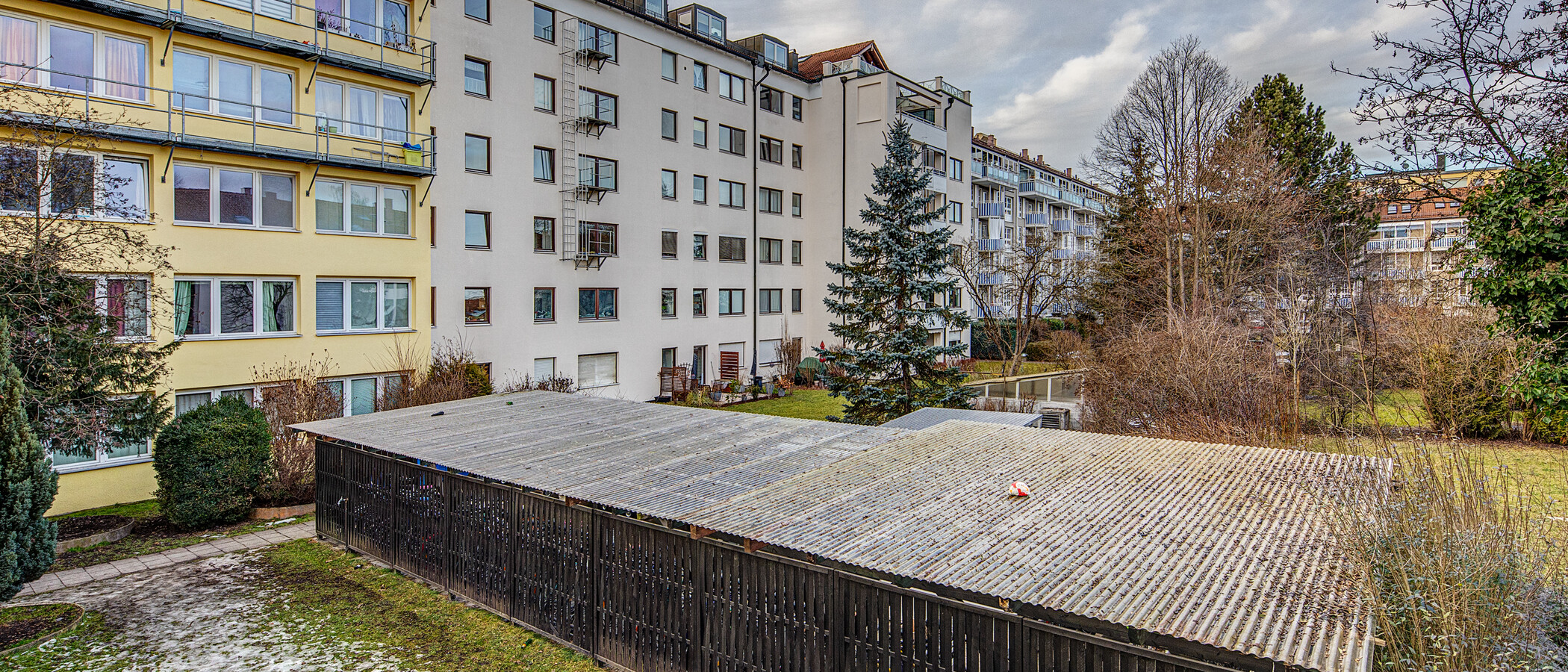 квартира München Ramersdorf 02 вид из окна 1004