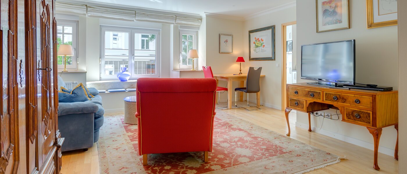 квартира München Neuhausen 02 гостиная 10045