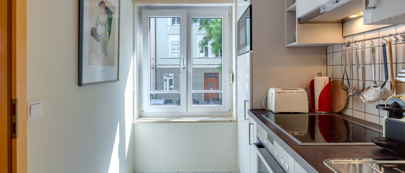 квартира München Neuhausen 02 кухня 10045