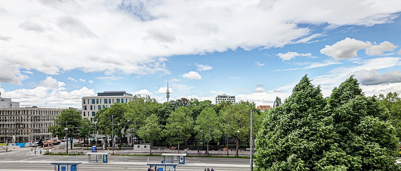 квартира München Schwabing-West (rund um den Hohenzollernplatz) 01 вид из окна 10046