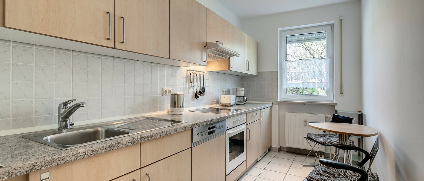 квартира München Freimann 01 кухня 1005