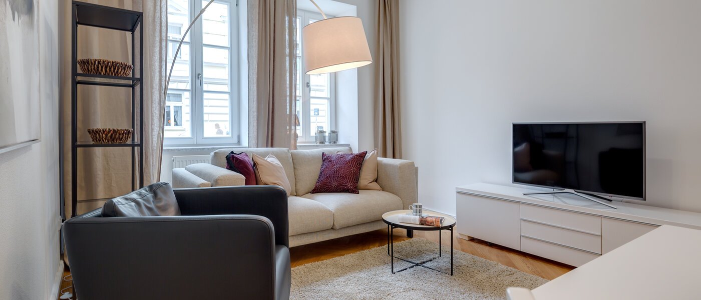 квартира München Schwanthalerhöhe 03 гостиная 10050