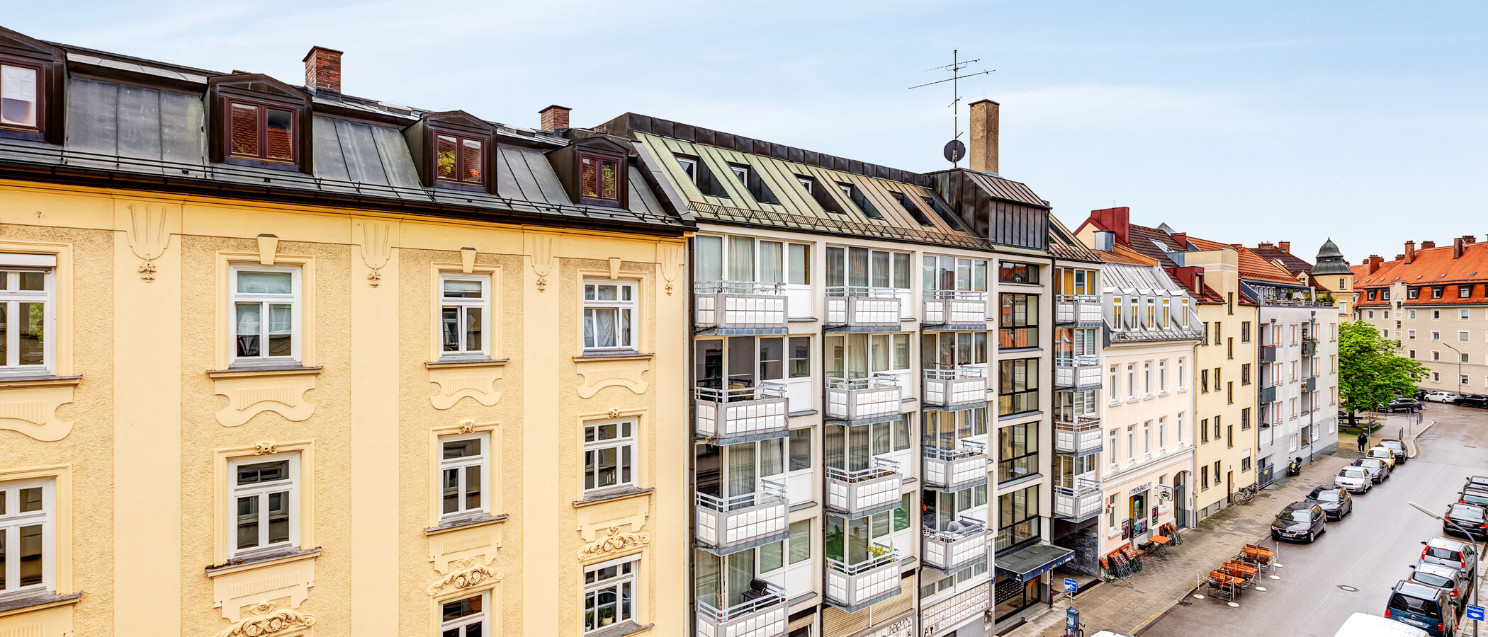 квартира München Obergiesing 03 вид из окна 10070