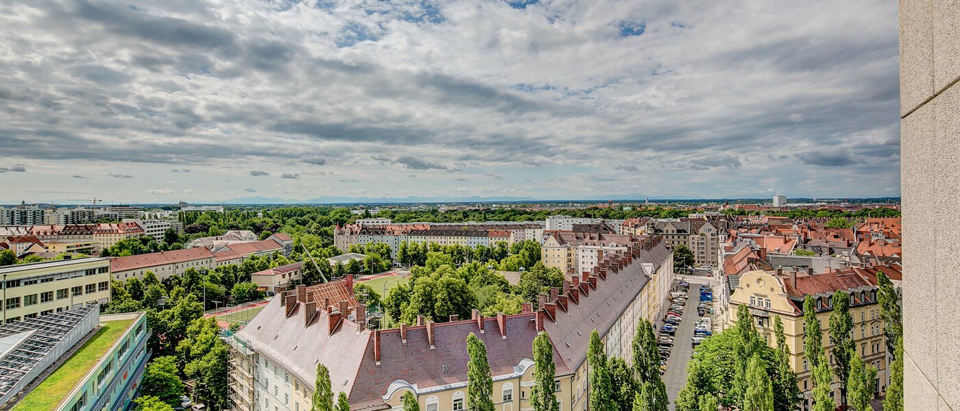 квартира München Haidhausen 02 вид из окна 10075