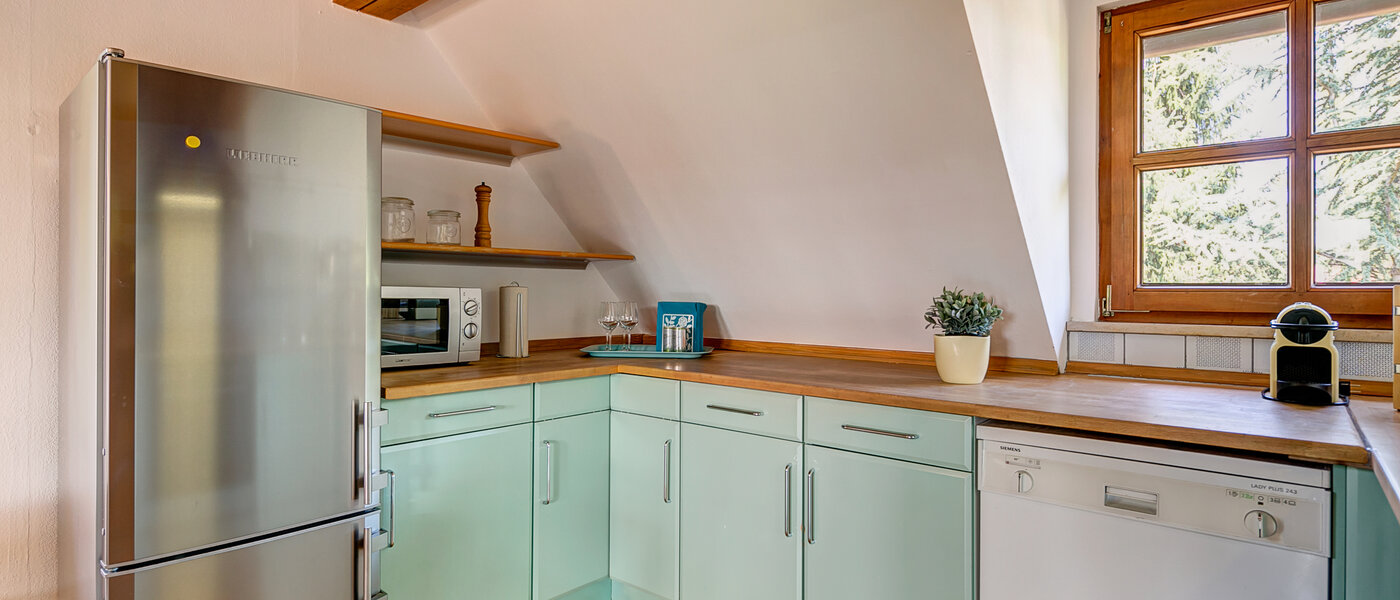 мансардная квартира München Obermenzing 03 кухня 10079