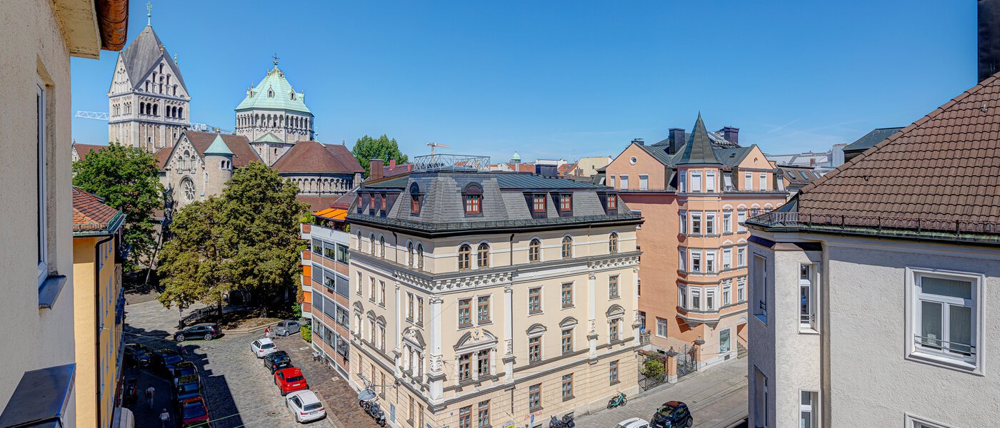 квартира München Lehel 03 вид из окна 10088