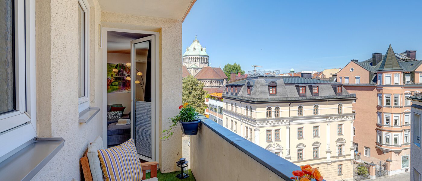 квартира München Lehel 02 2-ой балкон 10088