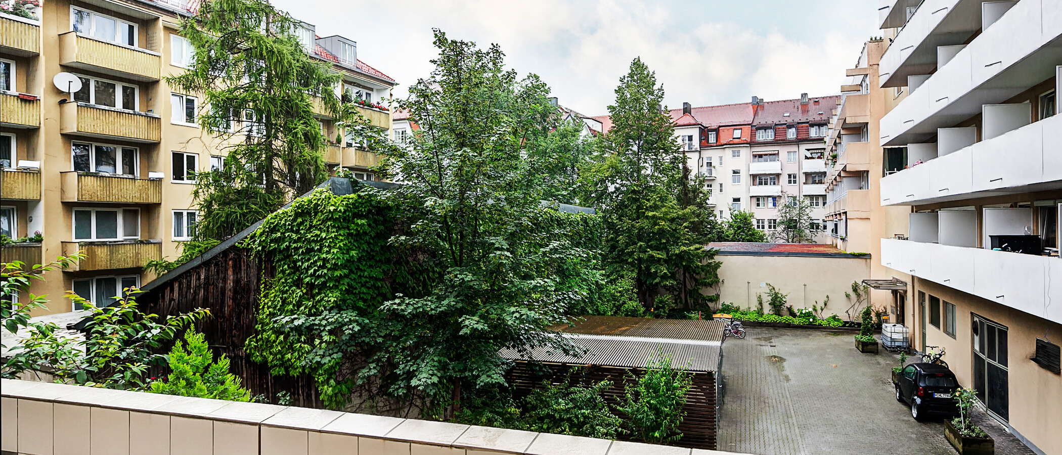 квартира München Ludwigsvorstadt 01 вид из окна 10097