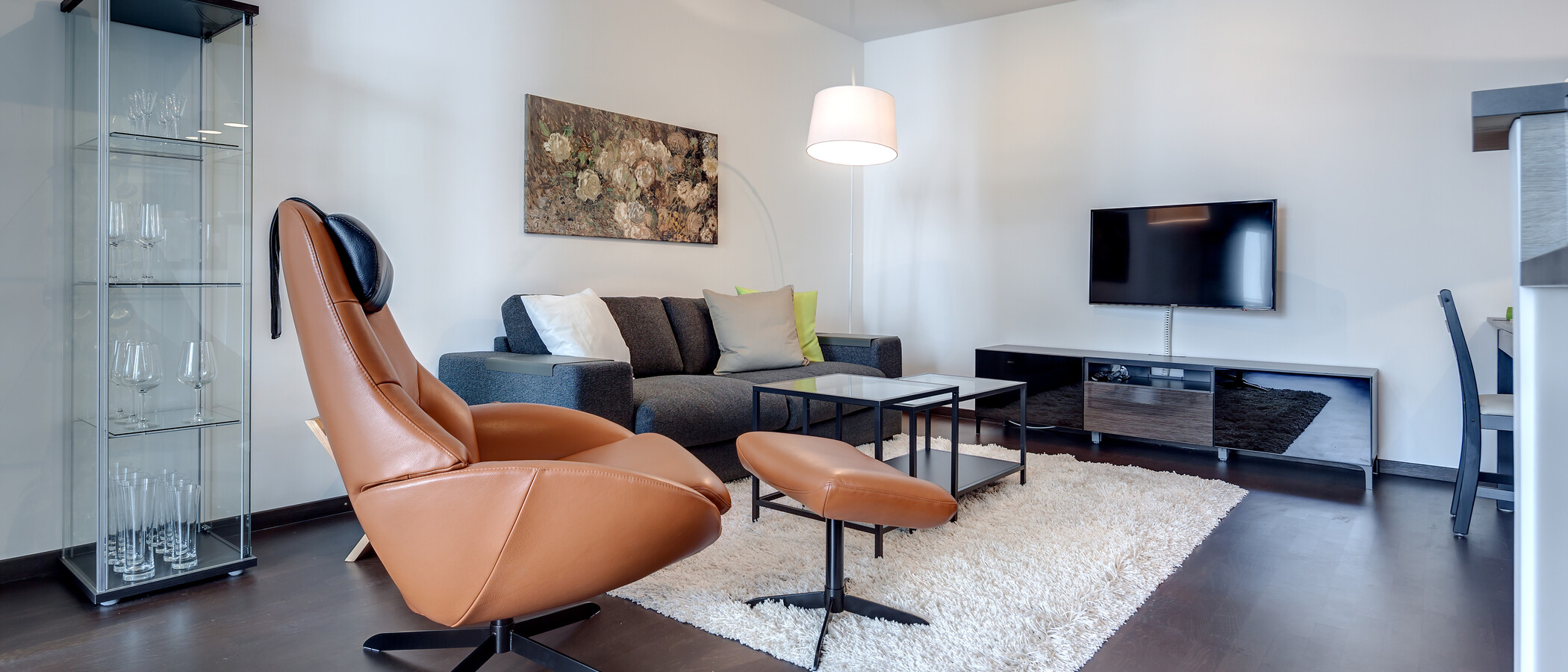квартира München Lehel 02 гостиная 10112