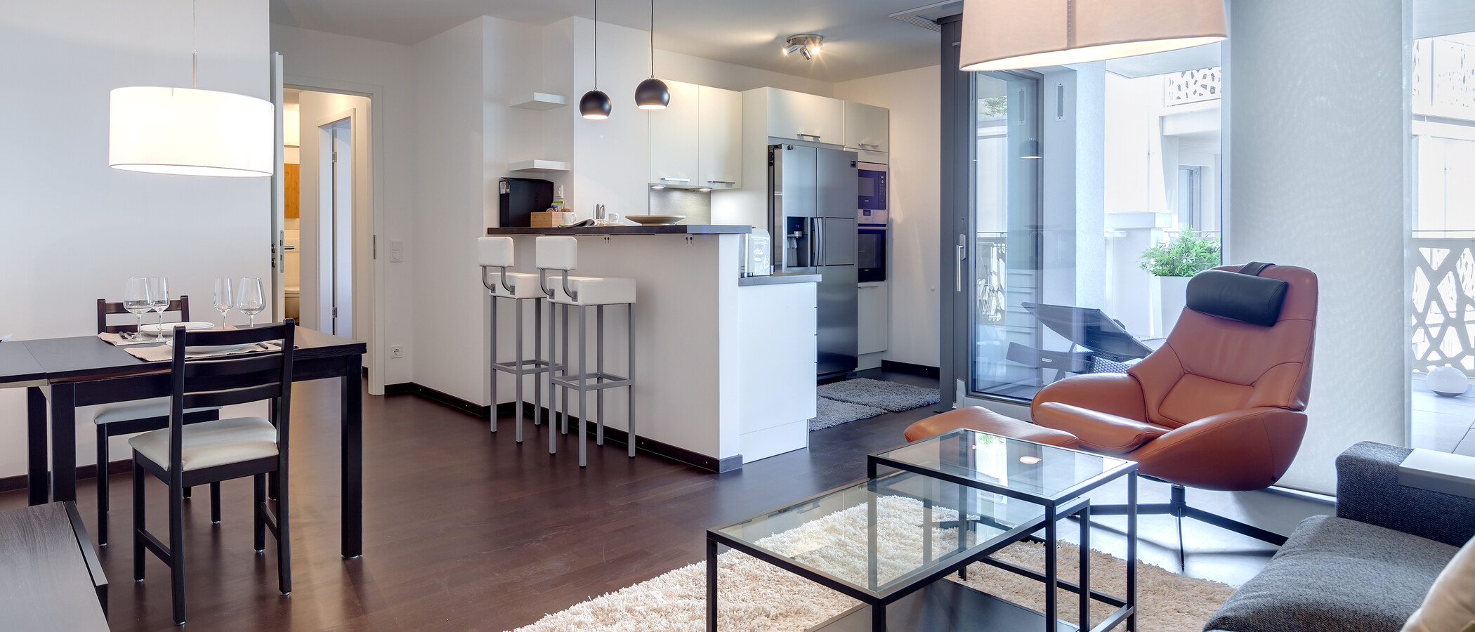 квартира München Lehel 04 гостиная 10112