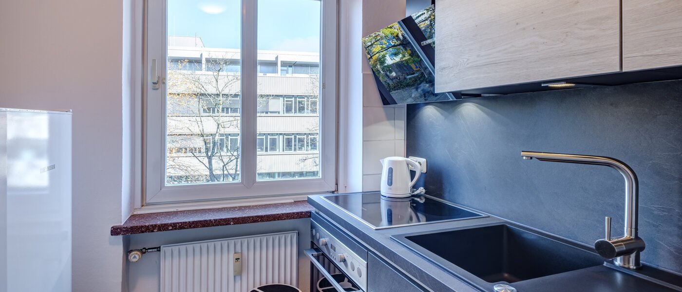 квартира München Obergiesing 02 кухня 10117