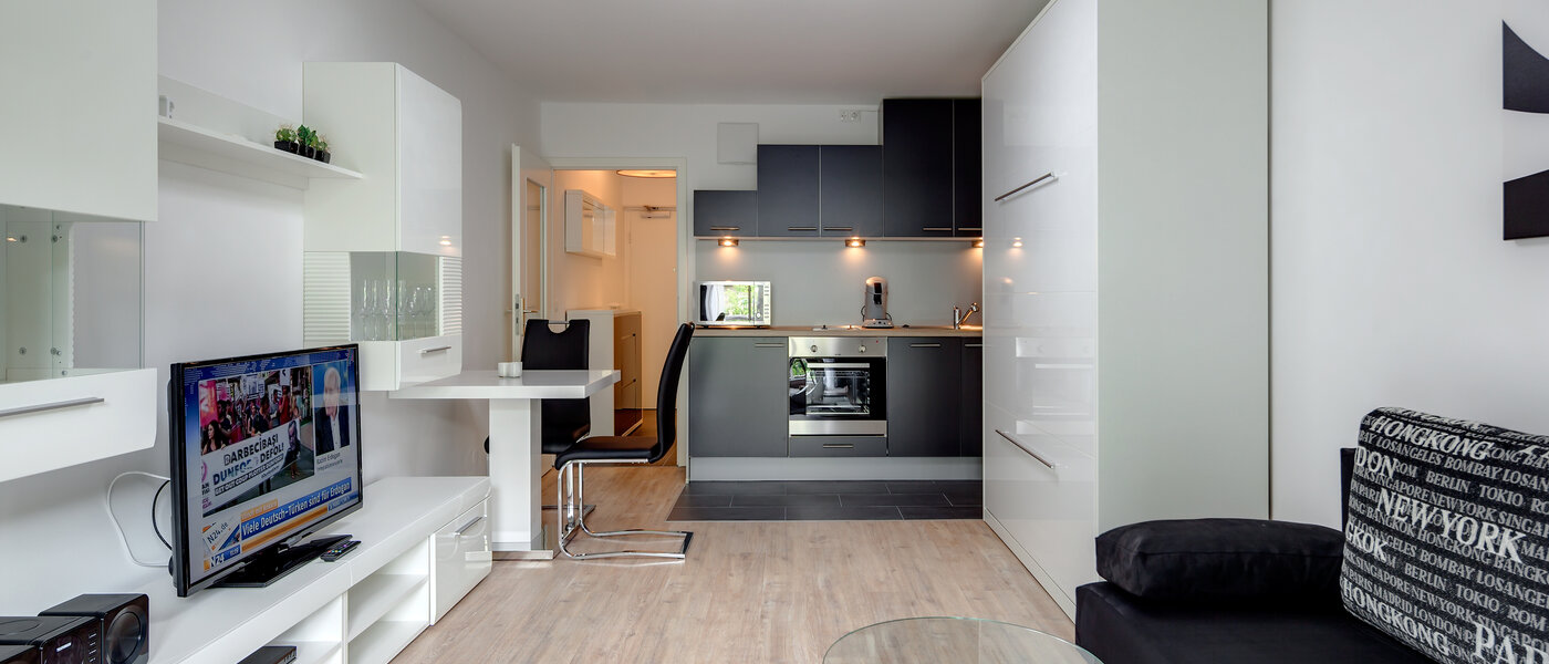 квартира München Obersendling 04 гостиная 10120