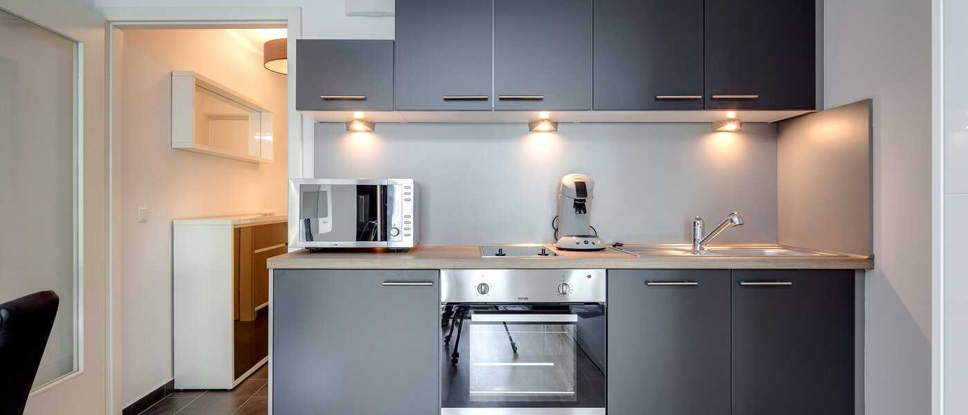 квартира München Obersendling 01 кухня 10120