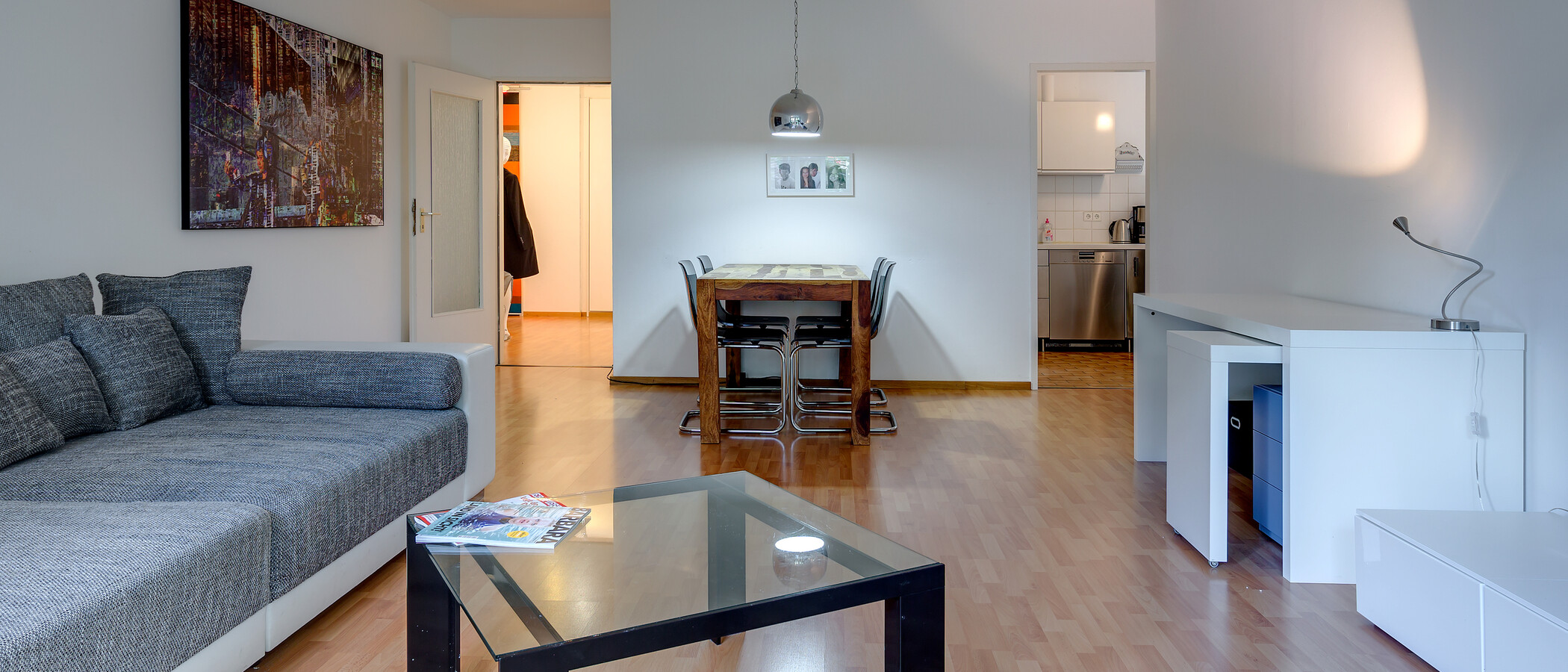 квартира München Schwabing-West 04 гостиная 10148