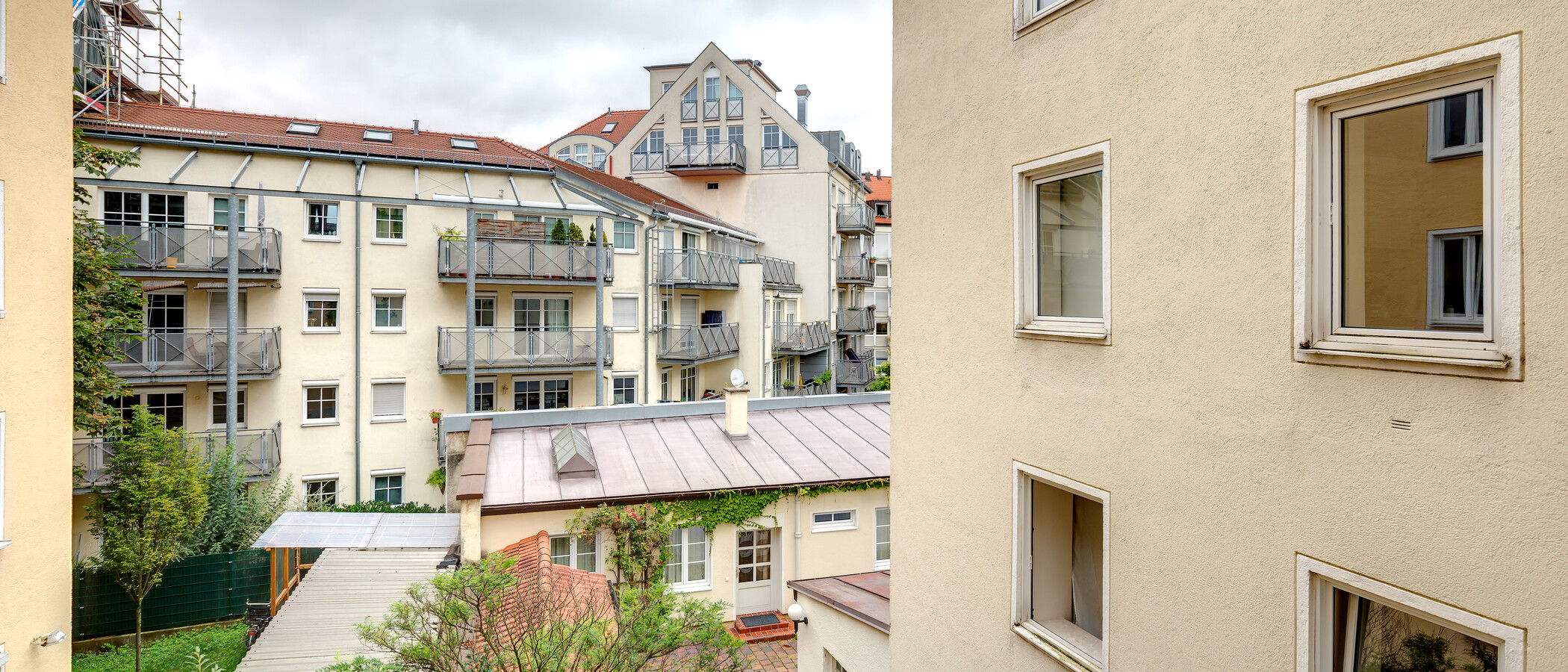 квартира München Isarvorstadt 01 вид из окна 10149