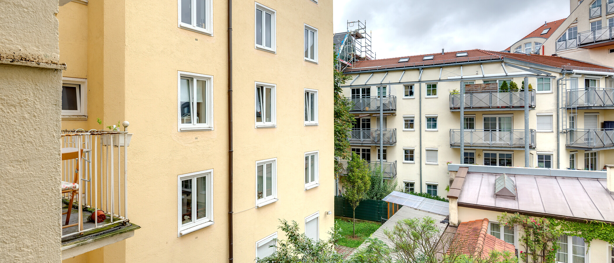 квартира München Isarvorstadt 02 вид из окна 10149