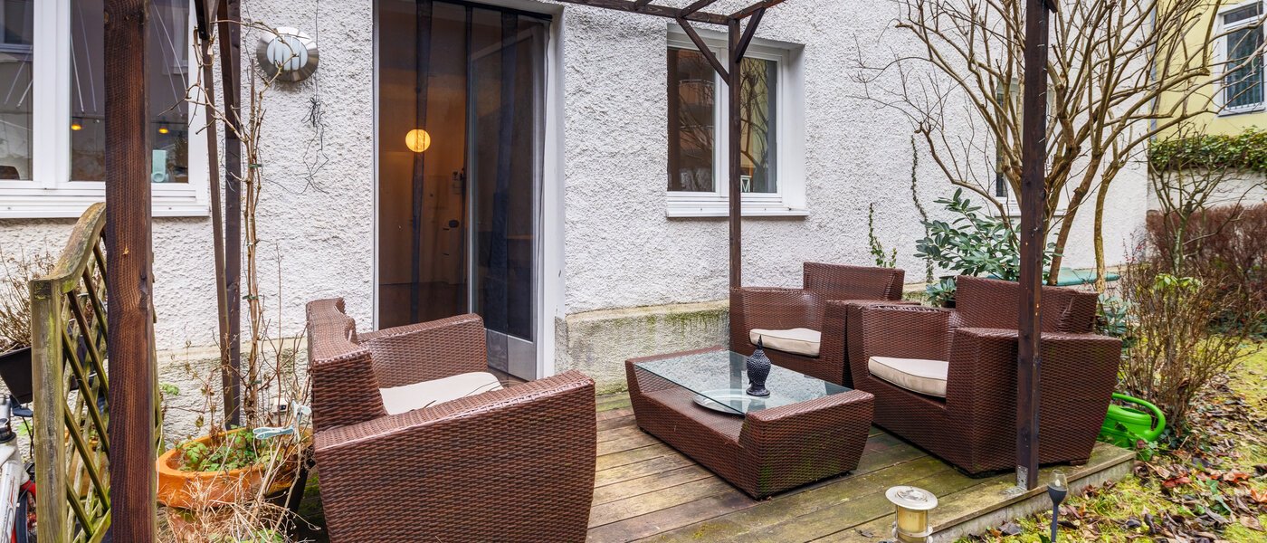 квартира München Schlachthofviertel 01 терраса 10154